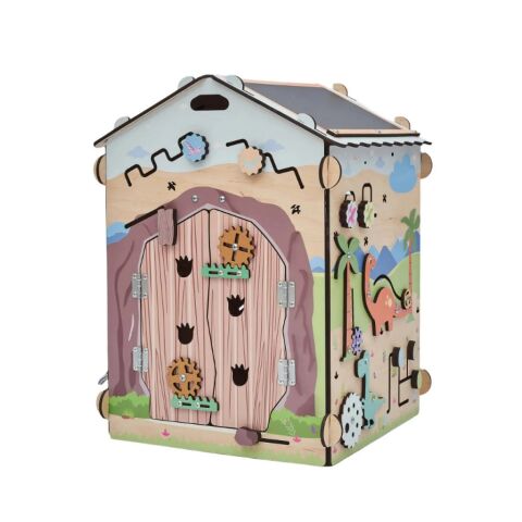 BusyKids Activity board DINO house